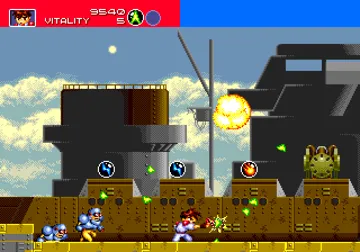 Sega Ages 2500 Series Vol. 25 - Gunstar Heroes - Treasure Box (Japan) screen shot game playing